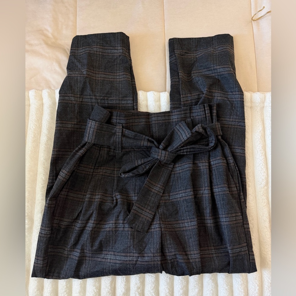 A New Day Gray Plaid Pants